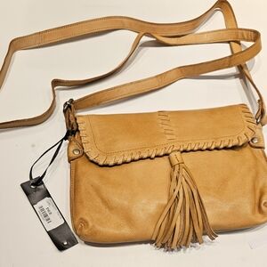 Latico Leather Crossbody Bag Purse NWT Camel